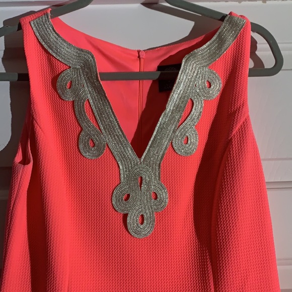 Vince Camuto Neon Pink Shift Dress - Picture 2 of 7